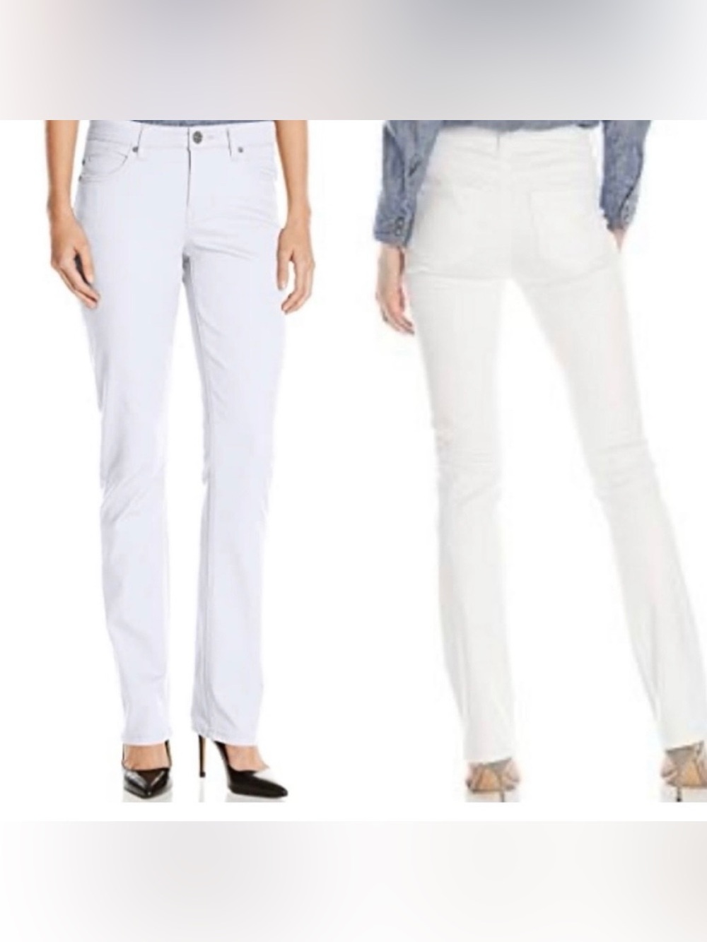 LIVERPOOL JEANS COMPANY Sadie Straight leg White Denim Jeans size 8 or 29 NWOT